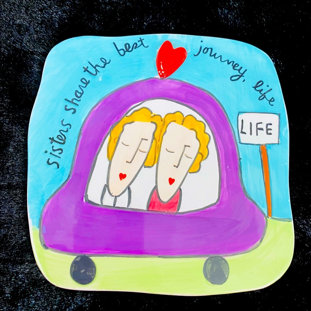 💥3/30 Sandra Magsamen SISTERS Wall Plaque